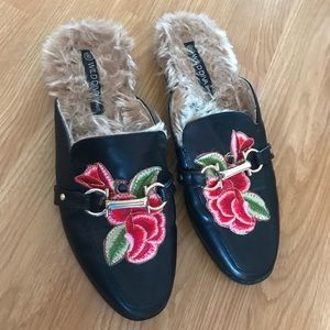Fur Lined Mules